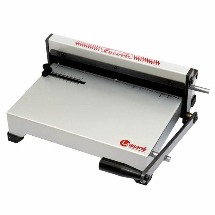 Encadernadora espiral A3 manual Lassane com capacidade para 20 folhas