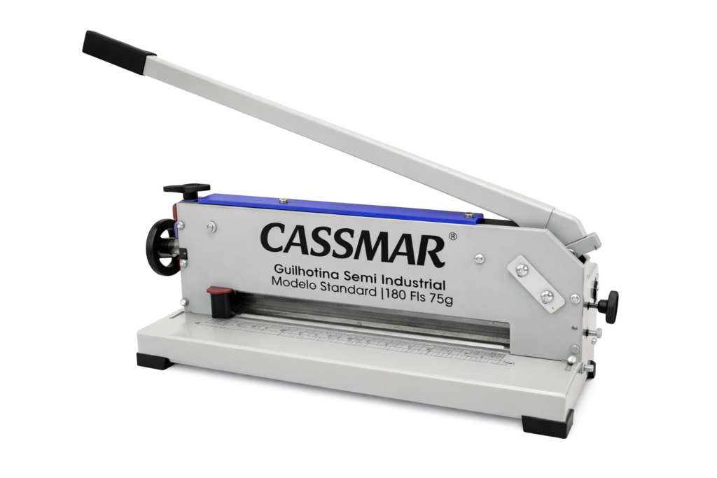 exemplo de guilhotina semi industrial para corte de papel
