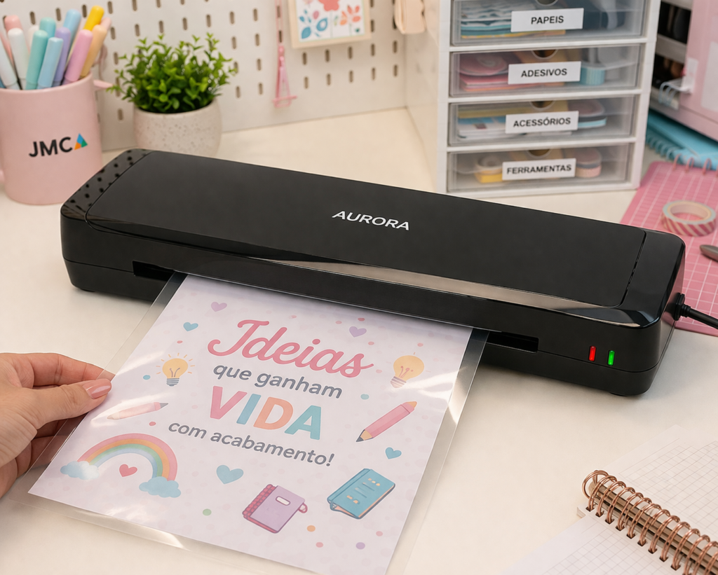 como funciona uma plastificadora com polaseal na prática